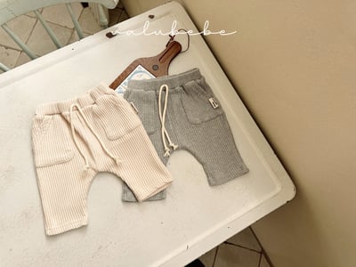 Valubebe13｜(65-80) 華夫格口袋長褲10