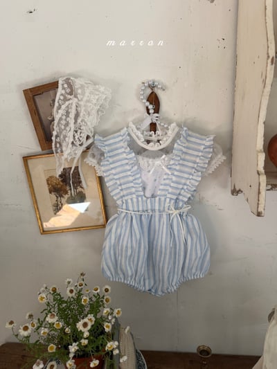 Marron12｜(3m-18m 1y-6y) 甜美吊帶綁結裝6