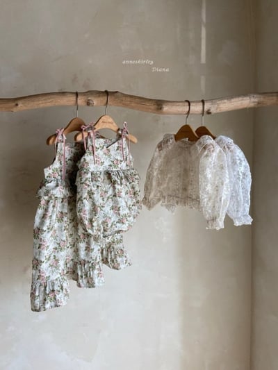 Anne Shirley12｜(1y-5y) 1色春日碎花綁帶洋裝5