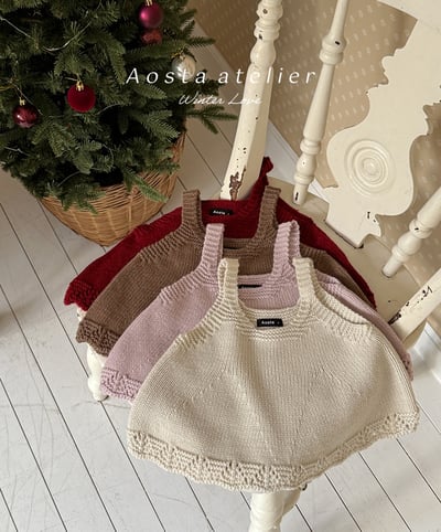 AOSTA14｜(1y5y) 冬季針織壓紋背心8