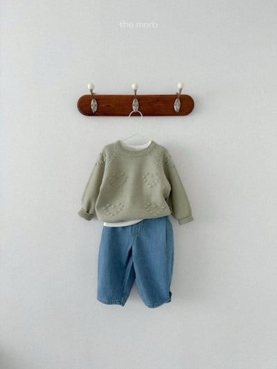 MiniRobe52｜(70-110) 愛心針織衫上衣12