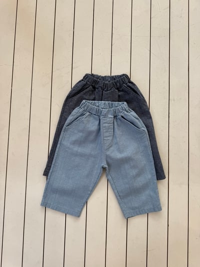 LePetitmot15｜(80-125cm) 斯拉夫牛仔長褲2