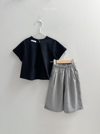 MiniRobe09｜(70-110) 格紋直筒長褲10