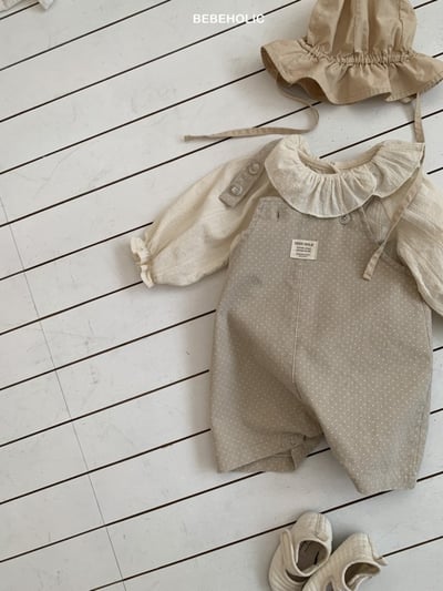 Bebe holic55｜(6m-18m) 波點小兔吊帶包屁褲11