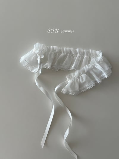 SO.U01｜(6m-4y)  雙層蕾絲綁帶圍裙3