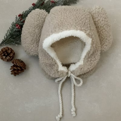 Oottbebe55｜(6m-10y  10y-MOM)  大耳熊熊親子帽2