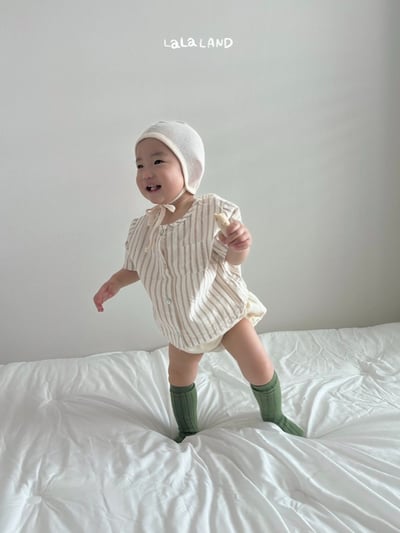 lala land16｜(3m-18m) 2色素面迷你燈籠褲5