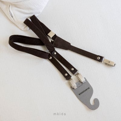 M-KIDS56｜(65-115cm) 英式吊帶褲夾3