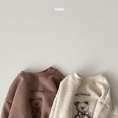 onu 36｜(70cm-115cm) 小熊印花休閒上衣3