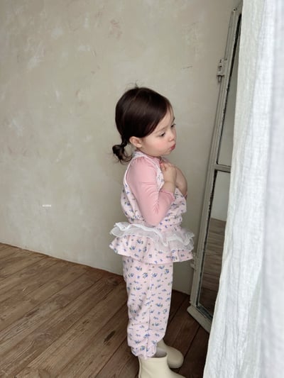 Azalea22｜(85-125cm) 小碎花餅蕾絲褲7