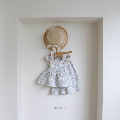 M-KIDS16｜(65-115cm) 摺邊綁帶套裝4