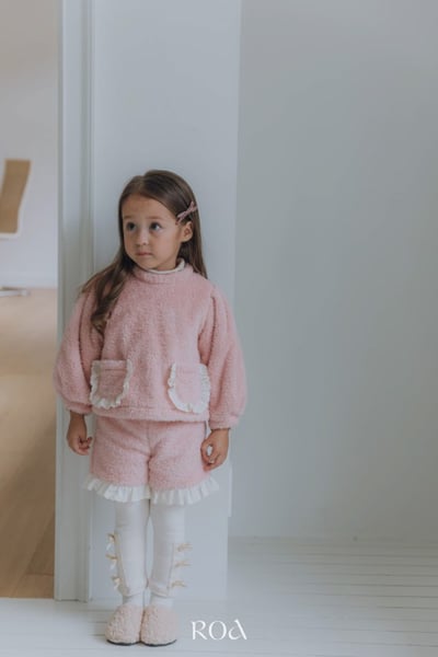 ROA06｜(80cm-120cm) 2色口袋造型素色絨毛套裝8