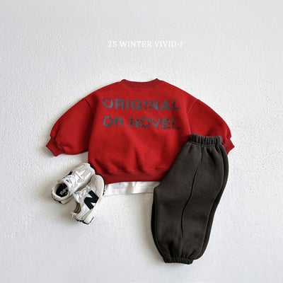 vivid94｜(78cm-125cm) 簡約英字休閒套裝11