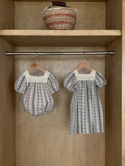 JE55｜(66-130cm) 波西米亞風蕾絲領包屁衣/洋裝15