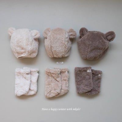M-KIDS16｜(55-85cm) 3色保暖刷毛腳套6