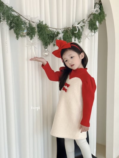 gioiello05｜(85-130cm) 甜美蝴蝶結洋裝5