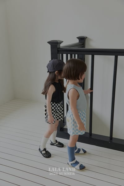 lala land69｜(75-120cm) 3色經典棋盤格紋短褲5