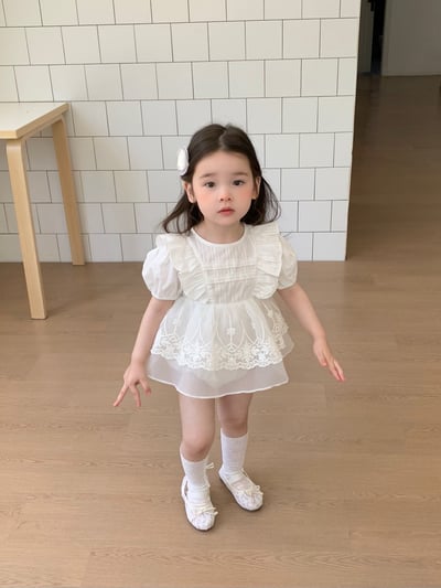 JE37｜(66-90cm) 蕾絲花邊包屁衣20