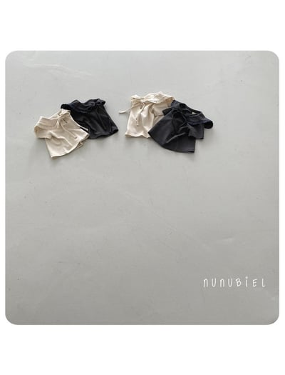 NUNU BIEL16｜(65-115cm) 翻領蝴蝶結上衣3