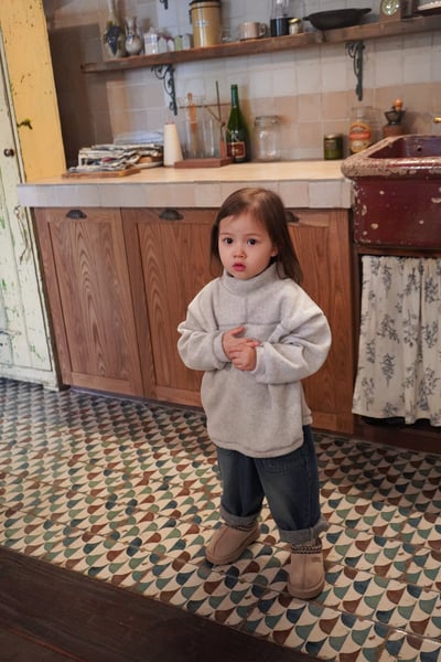 onu 41｜(70cm-115cm) 抓絨中領上衣15