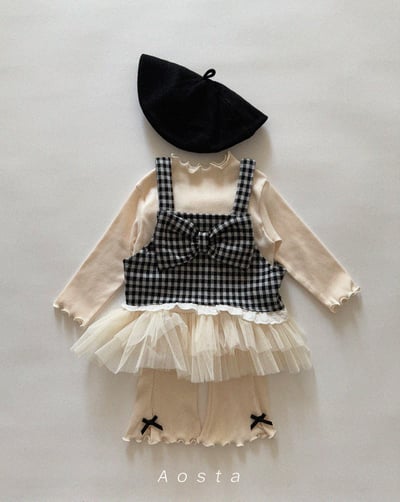 AOSTA26｜(6m-5y) 蝴蝶結蕾絲小背心18