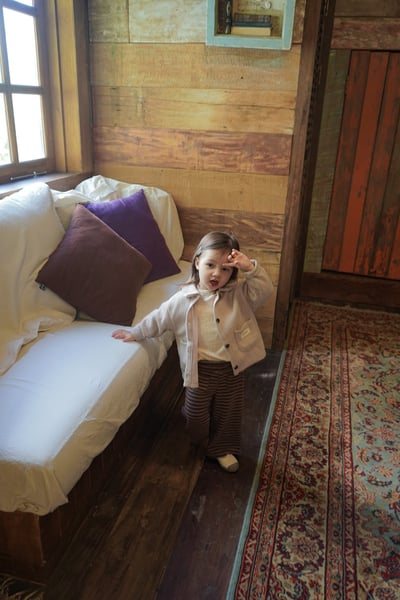 onu 46｜(70cm-115cm) 碎花圓弧上衣7