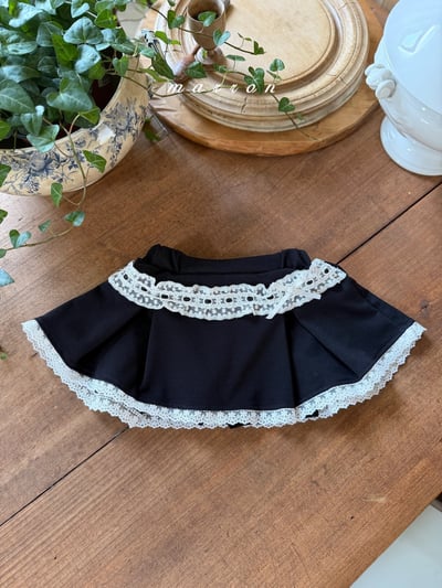 Marron18｜(1y-6y) 蝴蝶結蕾絲褲裙5