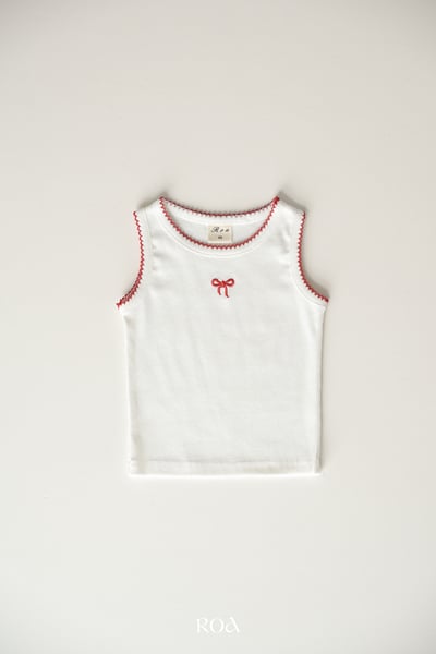 ROA24｜(6m-18m) 3色蝴蝶結刺繡背心13