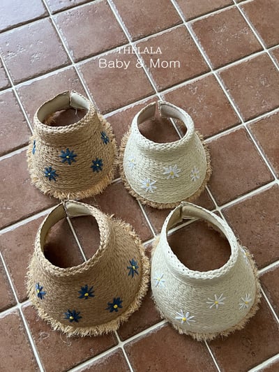 thelala04｜ (free/mom) 夏季雛菊遮陽帽5