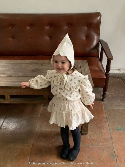 JE473｜(73-100cm) 玫瑰花蕾絲邊包屁裙12