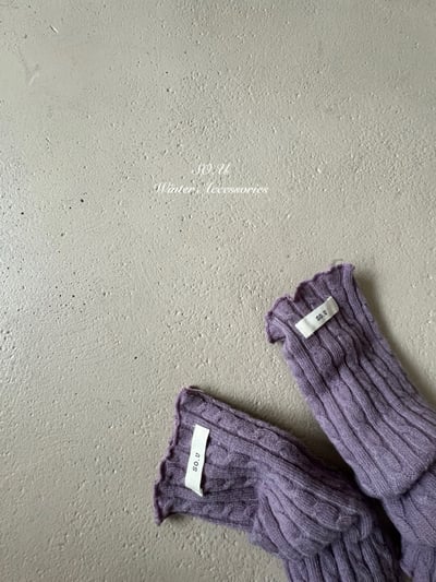 S0.U05｜(Free)  針織堆堆腿套襪8