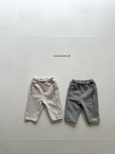 Bloom.b24｜(0m-24m/85cm-125cm) 簡約褶撊休閒長褲1