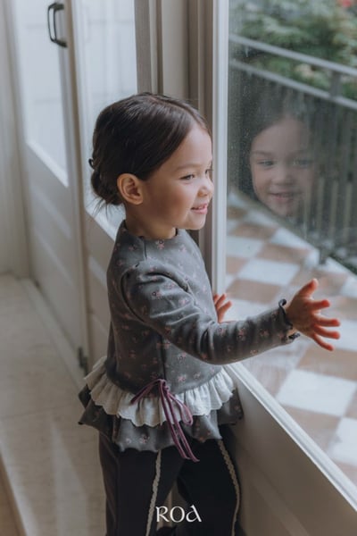 ROA22｜(80cm-120cm) 2色蕾絲蛋糕裙擺上衣16