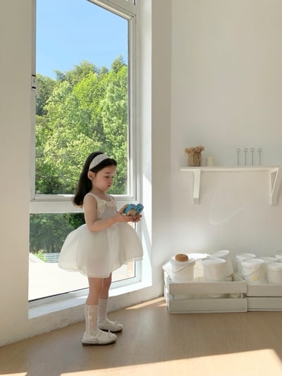 JE38｜(66-120cm) 無袖蕾絲花邊包屁衣/洋裝4