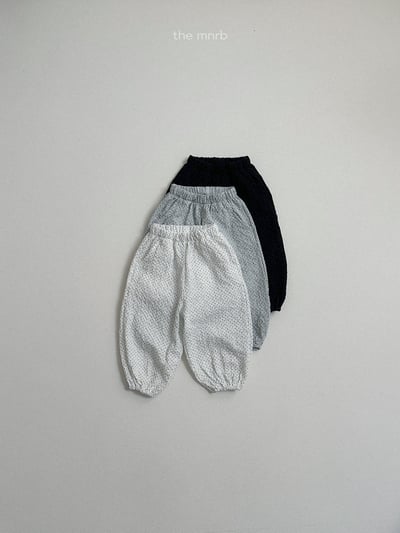 MiniRobe12｜(70-110) 抓皺波點縮口褲12