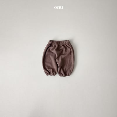 onu 06｜(6m-12m) 素面縮口褲5