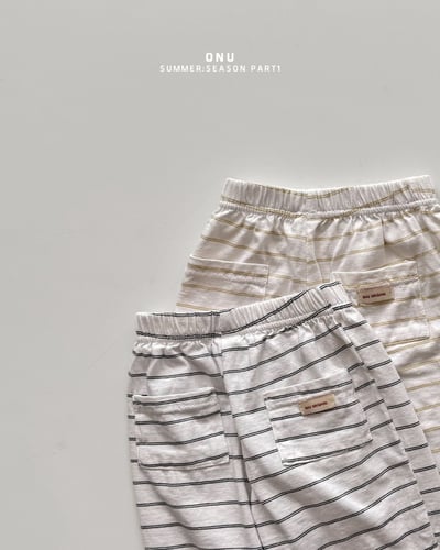 onu19｜(70cm-115cm) 條紋八分褲3