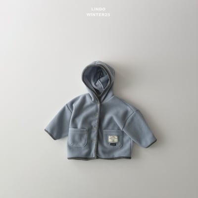 Lindo76｜(80cm-125cm) 磨毛連帽外套3