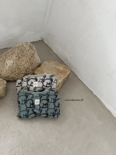 Bloom.b10｜(0m-24m) 小熊針織包屁衣3