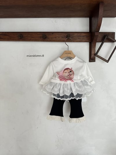 Bloom.b33｜(0m-7y) 蕾絲花邊喇叭褲11