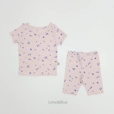 LIME&BLUE17｜(80-118cm)  水彩噴畫居家服7