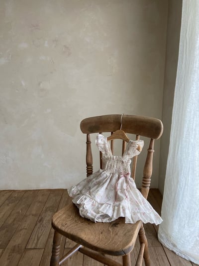 Anne Shirley01｜(3m-22m) 2色荷葉碎花洋裝包屁衣20