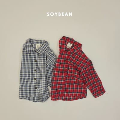 Soybean40｜(75cm-118cm) 格紋襯衫5