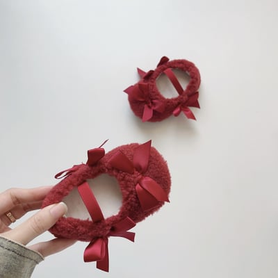 毛毛蝴蝶結學步鞋14