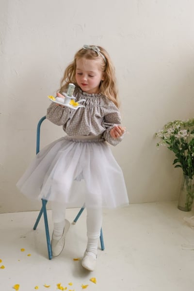 FLO23｜(75-140) 3色薄紗內搭褲裙1