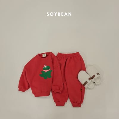 Soybean94｜(75cm-118cm) 聖誕毛毛恐龍休閒套狀15
