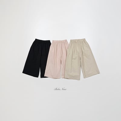 bebe nine24  (65cm-115cm) 3色休閒寬鬆褲3