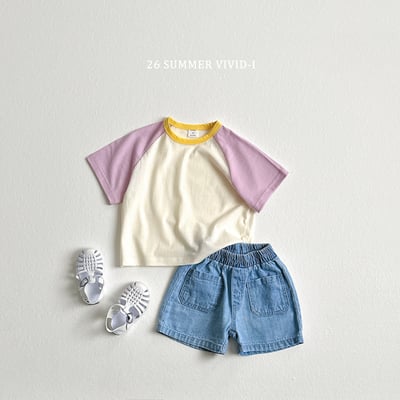 vivid62｜(78cm-125cm) 3款繽紛多彩插肩上衣12