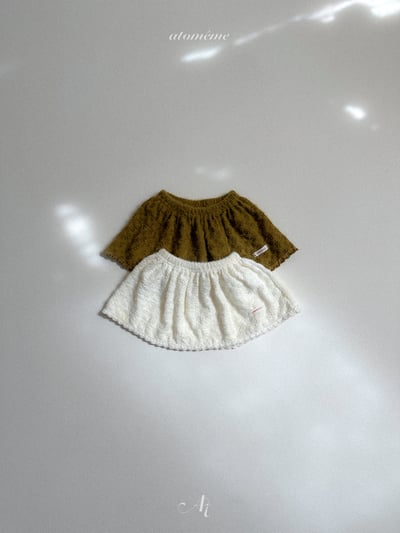 AT14｜(70-110) 奶油毛絨澎澎裙1