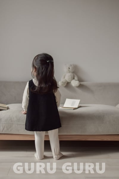 GURU GURU24｜(6m-24m) 2色燈芯絨口袋背心佯裝7